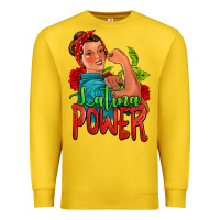 Lemon latina power strong woman Premium Sweatshirt - Jasminsmagicworld
