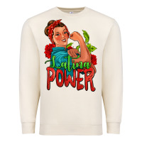 Sandshell latina power strong woman Premium Sweatshirt - Jasminsmagicworld