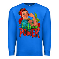 True Royal latina power strong woman Premium Sweatshirt - Jasminsmagicworld