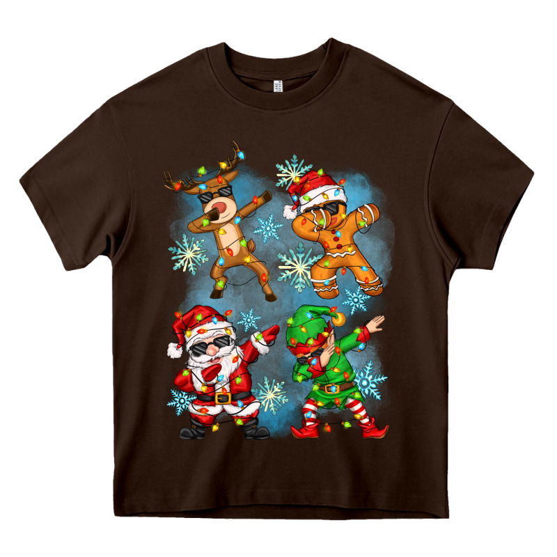 Dabbing Christmas Heavy Core Tee by Zillion Design Studio | Teevron