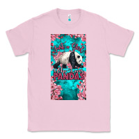 Bubblegum Pink just a girl who loves pandas Classic Tee - LillyAllenDesigns