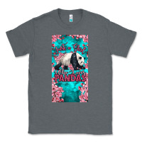 Charcoal Heather just a girl who loves pandas Classic Tee - LillyAllenDesigns