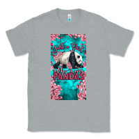Heather Grey just a girl who loves pandas Classic Tee - LillyAllenDesigns