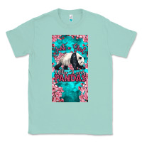 Seafoam just a girl who loves pandas Classic Tee - LillyAllenDesigns