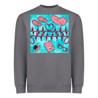 Storm nurse heart beat seamless pattern Heavyweight Sweatshirt - BundleAndBundleShop