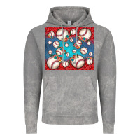 Cloud Rock baseball paisley and jean pattern Vintage Hoodie - JahusDesignShop