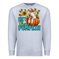 Heather Grey hey there pumpkin lamb Premium Sweatshirt - Jasminsmagicworld