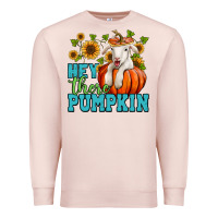 Pale Pink hey there pumpkin lamb Premium Sweatshirt - Jasminsmagicworld