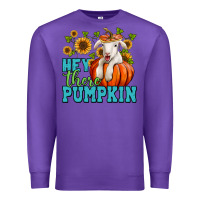 Purple hey there pumpkin lamb Premium Sweatshirt - Jasminsmagicworld