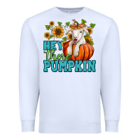 White hey there pumpkin lamb Premium Sweatshirt - Jasminsmagicworld