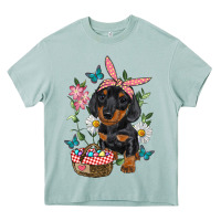 Arona easter dachshund Heavy Core Tee - RanaPortraitStore