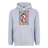 Heather Grey 100 days of school unicorn Heavyweight Hoodie - Artiststas