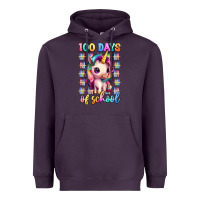 Plum 100 days of school unicorn Heavyweight Hoodie - Artiststas