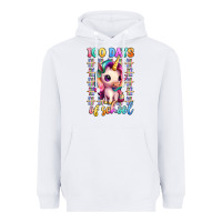 White 100 days of school unicorn Heavyweight Hoodie - Artiststas