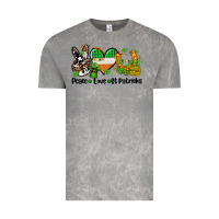 Cloud Rock peace love st patricks Vintage Tee - AdoDesignShop
