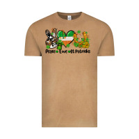 Peace Love St Patricks Vintage Tee | Teevron