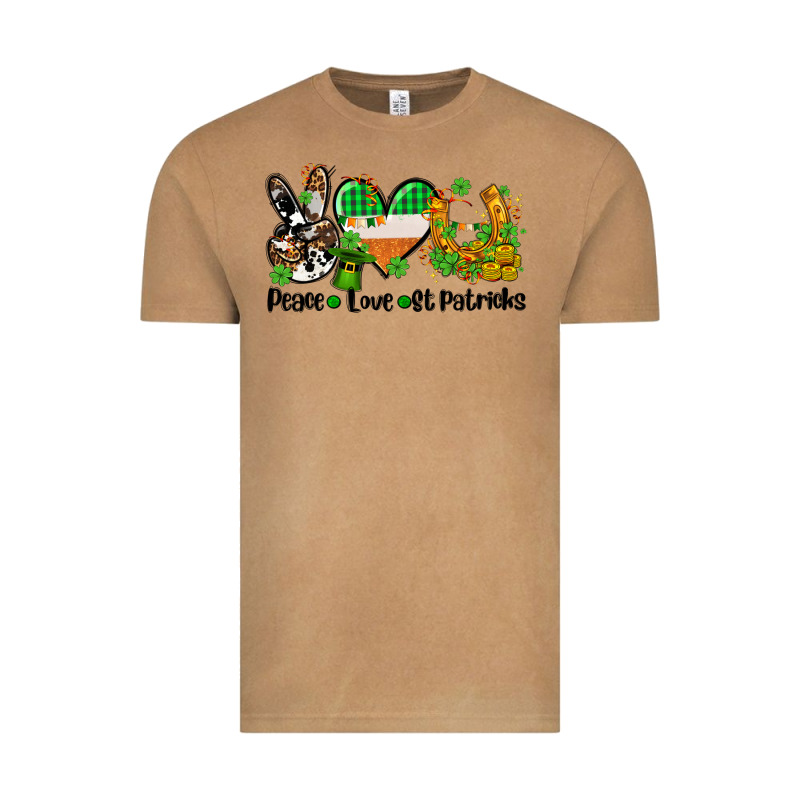 Peace Love St Patricks Vintage Tee by AdoDesignShop | Teevron