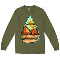 Army Green western desert arrowhead Long Sleeve Tee - Jasminsmagicworld