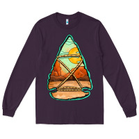 Plum western desert arrowhead Long Sleeve Tee - Jasminsmagicworld