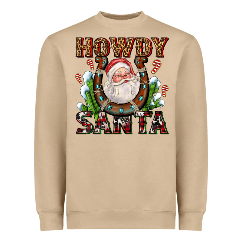 Howdy Santa Heavyweight Sweatshirt by AdoDesignShop | Teevron