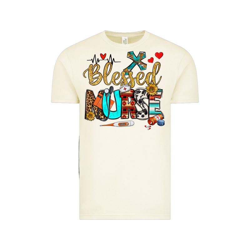 Blessed Nurse Vintage Tee by BundleAndBundleShop | Teevron