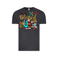 Vintage Black blessed nurse Vintage Tee - BundleAndBundleShop