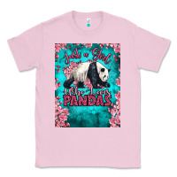 Bubblegum Pink just a girl who loves pandas Classic Tee - LillyAllenDesigns