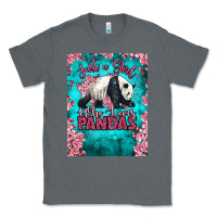 Charcoal Heather just a girl who loves pandas Classic Tee - LillyAllenDesigns