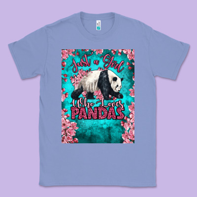 Just A Girl Who Loves Pandas Classic Tee Designed By Lillyallendesigns