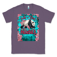 Lavender just a girl who loves pandas Classic Tee - LillyAllenDesigns