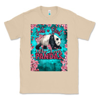 Mushroom just a girl who loves pandas Classic Tee - LillyAllenDesigns