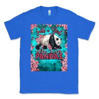 True Royal just a girl who loves pandas Classic Tee - LillyAllenDesigns