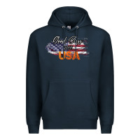 Navy God Bless The USA Premium Hoodie - Bettercallsaul