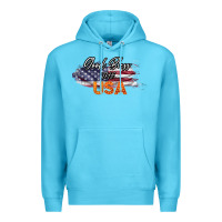 Ocean Blue God Bless The USA Premium Hoodie - Bettercallsaul