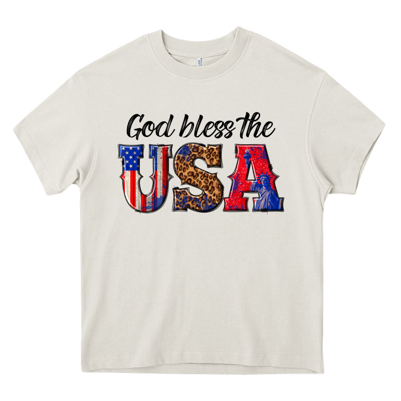 God Bless The Usa Heavy Core Tee by texasbilliewilder | Teevron