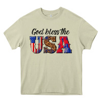 Mossy god bless the usa Heavy Core Tee - texasbilliewilder