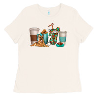 Bone german shepherd dog coffee cups Ladies Tee - texasbilliewilder
