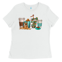 White german shepherd dog coffee cups Ladies Tee - texasbilliewilder