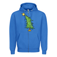 True Royal trendy christmas tree Zipper Hoodie - MaliasSmallBusiness