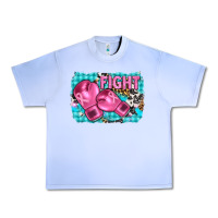 Grape Ice fight with boxing gloves and cancer ribbon Urban Heavy Tee - AdoDesignShop