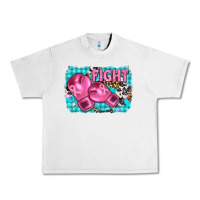 Lunar Rock fight with boxing gloves and cancer ribbon Urban Heavy Tee - AdoDesignShop
