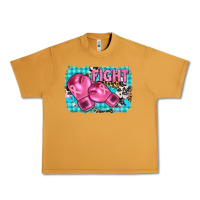 Peanut Butter fight with boxing gloves and cancer ribbon Urban Heavy Tee - AdoDesignShop