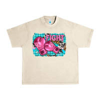 Sandshell fight with boxing gloves and cancer ribbon Urban Heavy Tee - AdoDesignShop