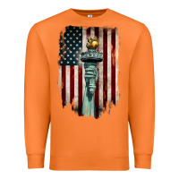 Carrot statue of liberty torch Premium Sweatshirt - BarkalooDesign
