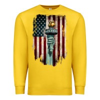 Lemon statue of liberty torch Premium Sweatshirt - BarkalooDesign