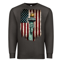 Smoke statue of liberty torch Premium Sweatshirt - BarkalooDesign