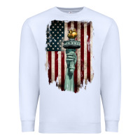 Statue Of Liberty Torch Premium Sweatshirt | Teevron