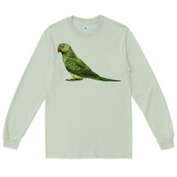 Matcha Ring Necked Parakeet Long Sleeve Tee - LillyAllenDesigns