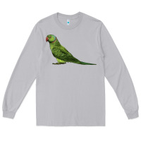 Moon Dust Ring Necked Parakeet Long Sleeve Tee - LillyAllenDesigns