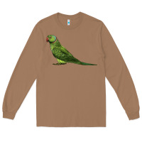 Ring Necked Parakeet Long Sleeve Tee | Teevron